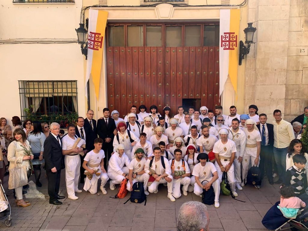 Cuadrilla de costaleros hermandad de la Pollinita 2019