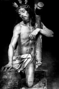 Cristo de la espina ubeda obra de josé de mora