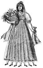 dibujo de la vieja cuaresma