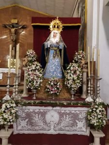 Virgen de la Paz cabra octubre mes mariano