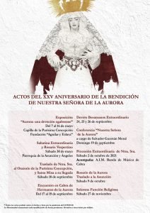 Actos XXV aniversario Aurora de Cabra