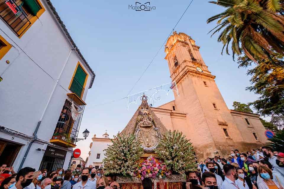 Subida de María Santísima de la Sierra año 2021. Fotografía de MAteo Olaya.