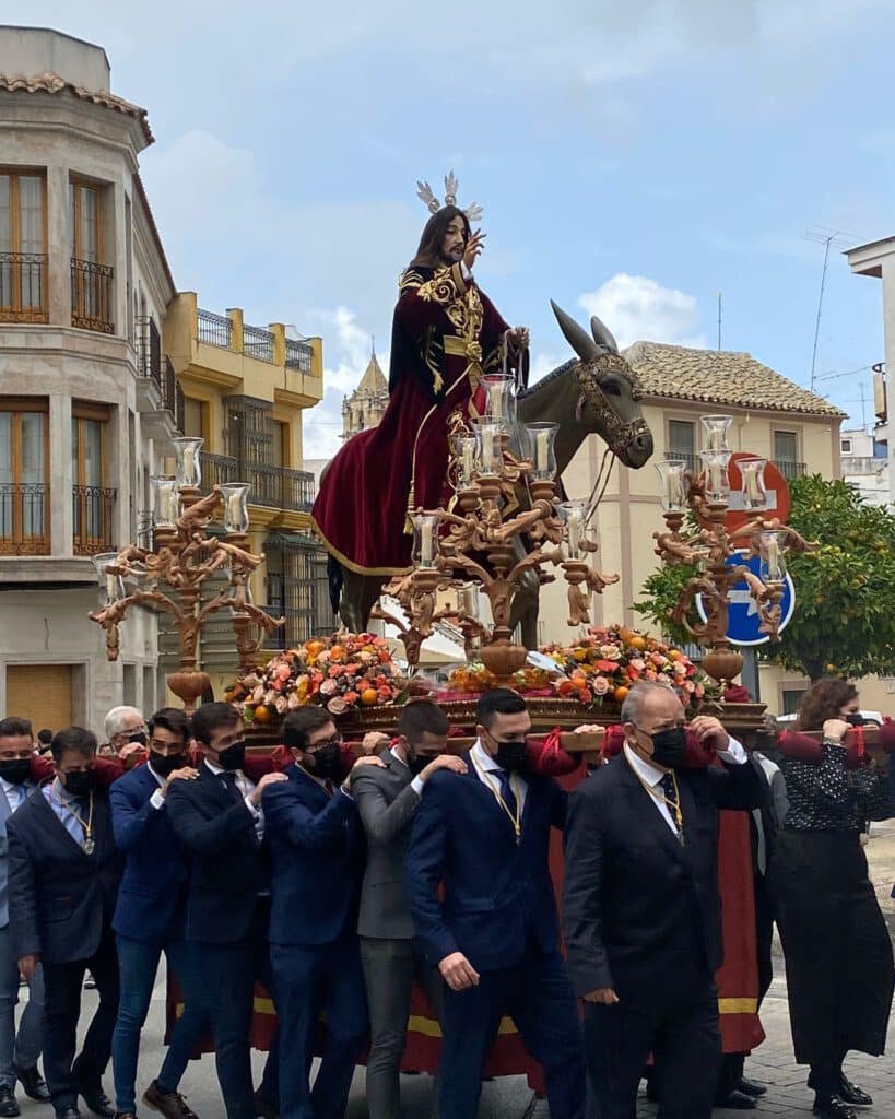 Traslado Hermandad Pollinita de Cabra al Convento RRMM Agustinas