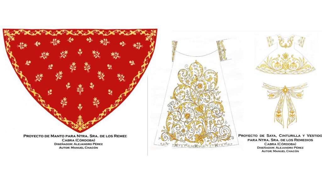 Manto y Saya del V centenario de la Virgen de los Remedios