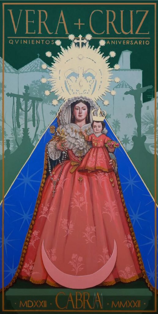 cartel del 500 aniversario de la Hdad. de la Vera+Cruz