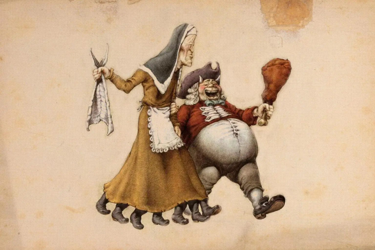 El combate entre don carnal y doña Cuaresma