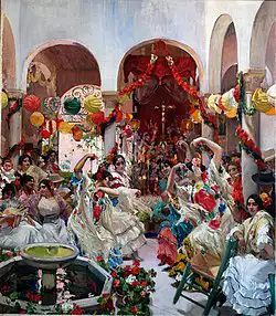 La Cruz de Mayo de Joaquín Sorolla