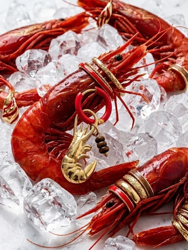 Pendiente suelto ear cuff Carabé 🦐